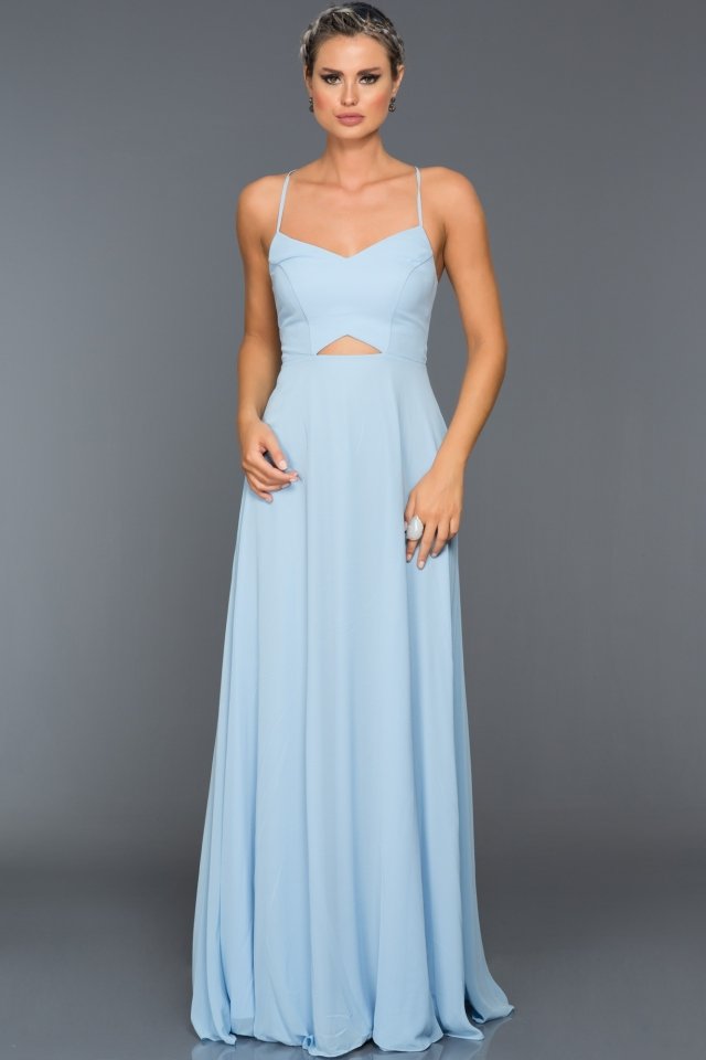 strapless open back dress Sweetheart Ice Blue Long Prom Dress Tight Party Dress With Split   DressTok.co.uk