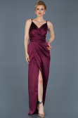 Plum Long Engagement Dress ABU564
