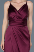 Plum Long Engagement Dress ABU564