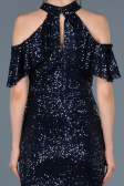 Navy Blue Short Invitation Dress ABK323