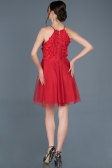 Short Red Prom Gown ABK416