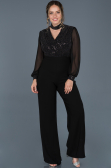 Black Oversized Evening Dress ABT031
