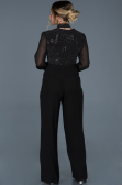 Black Oversized Evening Dress ABT031