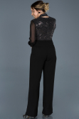 Black Oversized Evening Dress ABT031