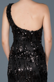 Long Black Prom Gown ABU835