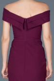 Long Plum Evening Dress ABU870