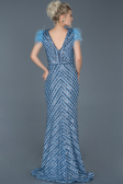 Long Indigo Evening Dress ABU881