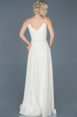 Long White Engagement Dress ABU888