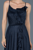 Long Navy Blue Engagement Dress ABU888