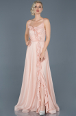 Long Powder Color Engagement Dress ABU888