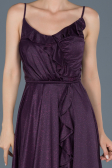 Long Violet Engagement Dress ABU888