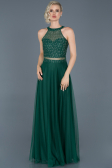 Green Long Engagement Dress ABU766