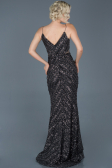 Long Anthracite Mermaid Evening Dress ABU892
