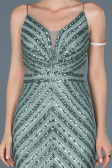 Long Turquoise Mermaid Evening Dress ABU892