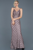 Long Lavender Mermaid Evening Dress ABU892
