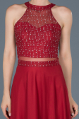 Red Long Engagement Dress ABU766