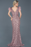 Powder Color Long Evening Dress ABU881