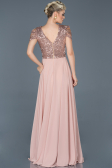 Long Powder Color Invitation Dress ABU932