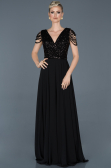Long Black Invitation Dress ABU932