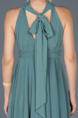 Turquoise Short Evening Dress ABK224