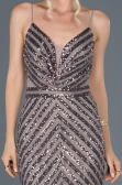 Grey Long Mermaid Evening Dress ABU892