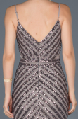 Grey Long Mermaid Evening Dress ABU892