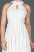 Short White Evening Dress ABK224