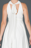 Short White Evening Dress ABK224