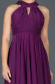 Short Purple Evening Dress ABK224
