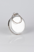 Silver Plaster Fabric Box Bag VI0259