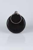 Black Plaster Fabric Box Bag VI0259