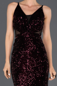 Short Burgundy Invitation Dress ABK675