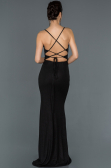 Long Black Evening Dress C7032
