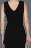 Long Black-Silver Evening Dress ABU1190