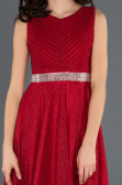 Long Red Girl Dress ABU1228