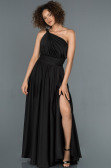 Long Black Engagement Dress ABU1142