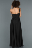 Long Black Engagement Dress ABU1142