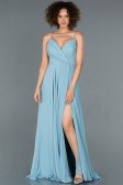 Long Blue Prom Gown ABU1305