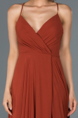 Long Light Brown Prom Gown ABU1305