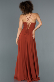 Long Light Brown Prom Gown ABU1305