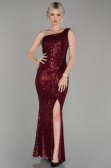 Long Burgundy Evening Dress ABU1436