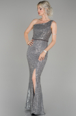 Long Grey Evening Dress ABU1436