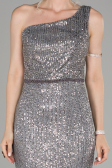 Long Grey Evening Dress ABU1436