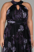 Long Purple Oversized Evening Dress ABU1447