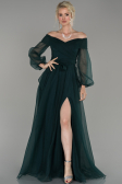 Long Emerald Green Engagement Dress ABU1468