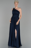 Navy Blue Long Engagement Dress ABU1142