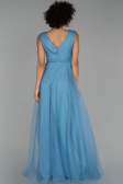 Long Indigo Engagement Dress ABU1525