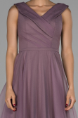 Long Lavender Engagement Dress ABU1525