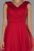Long Red Engagement Dress ABU1525