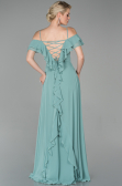 Long Turquoise Evening Dress ABU1600
